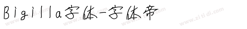Bigilla字体字体转换