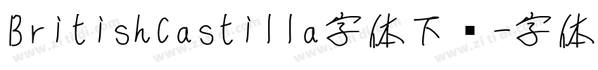 BritishCastilla字体下载字体转换