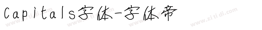 Capitals字体字体转换