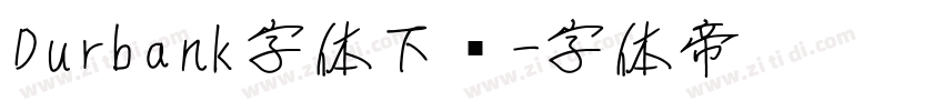 Durbank字体下载字体转换