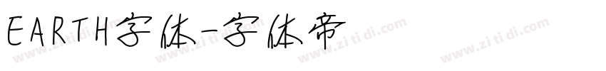 EARTH字体字体转换