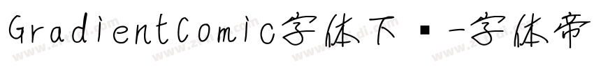 GradientComic字体下载字体转换