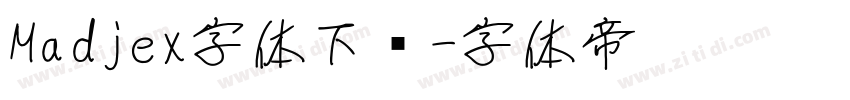 Madjex字体下载字体转换