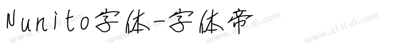 Nunito字体字体转换