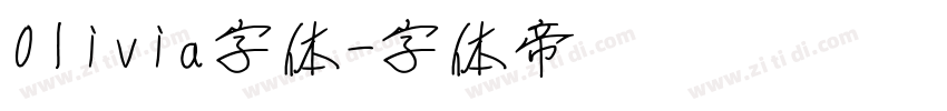 Olivia字体字体转换
