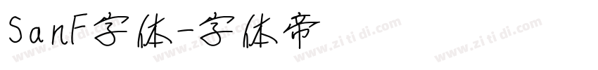 SanF字体字体转换
