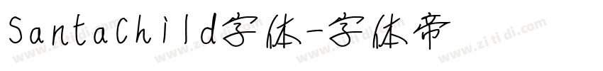 SantaChild字体字体转换