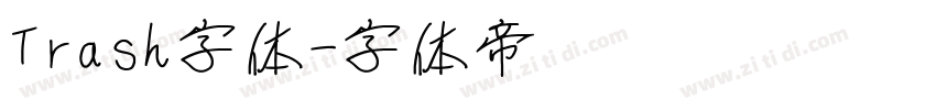 Trash字体字体转换