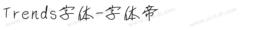 Trends字体字体转换