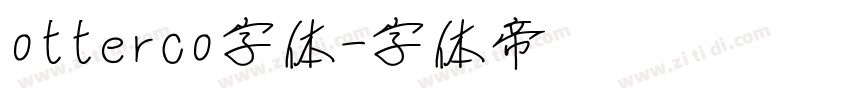 otterco字体字体转换