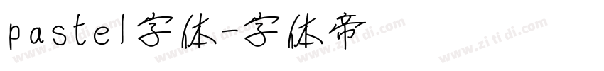 pastel字体字体转换