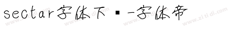 sectar字体下载字体转换