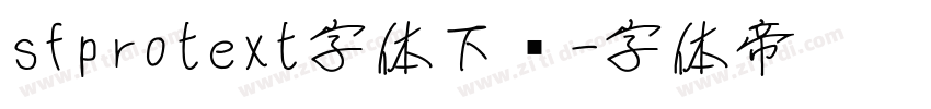 sfprotext字体下载字体转换