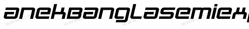 AnekBanglaSemiExpand字体转换