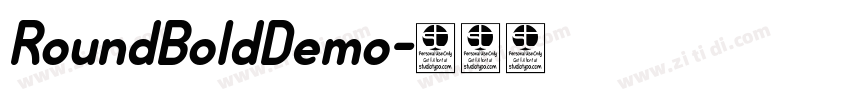 RoundBoldDemo字体转换