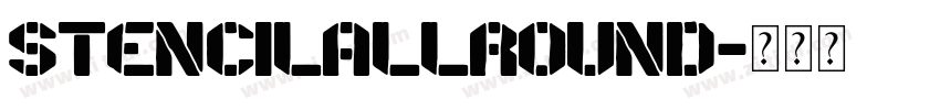 StencilAllround字体转换