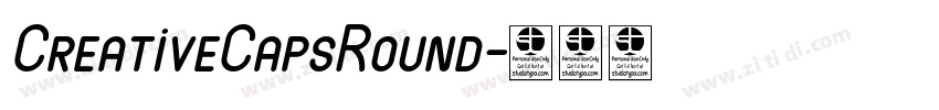 CreativeCapsRound字体转换
