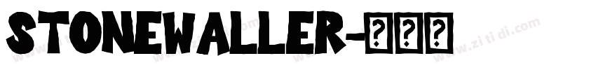 Stonewaller字体转换