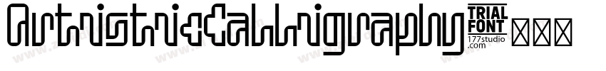 ArtisticCalligraphy字体转换