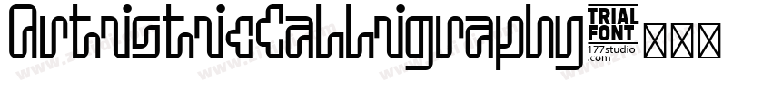 ArtisticCalligraphy字体转换