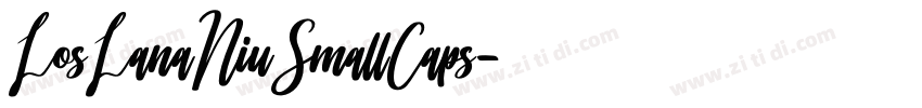 LosLanaNiuSmallCaps字体转换