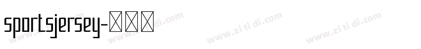 sportsjersey字体转换