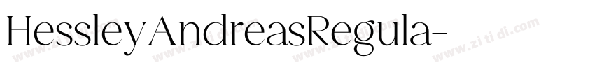 HessleyAndreasRegula字体转换