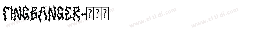 Fingbanger字体转换
