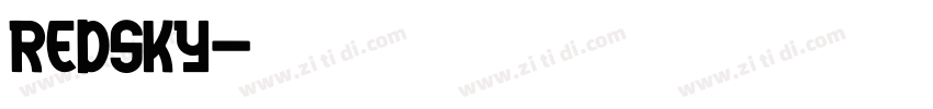 RedSky字体转换