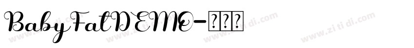 BabyFatDEMO字体转换