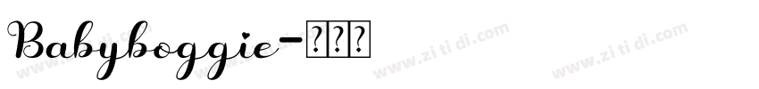 Babyboggie字体转换