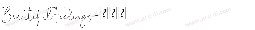 BeautifulFeelings字体转换
