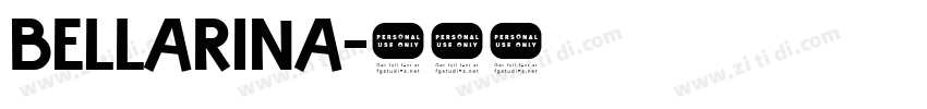 BELLARINA字体转换