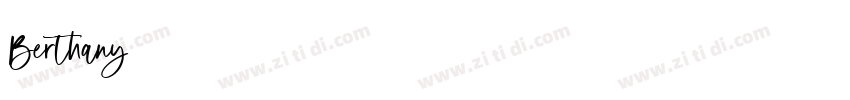 Berthany字体转换