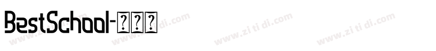 BestSchool字体转换