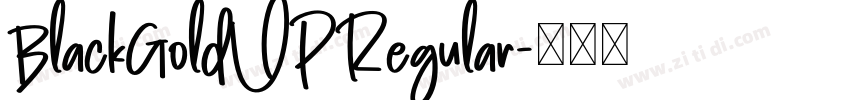 BlackGoldVPRegular字体转换