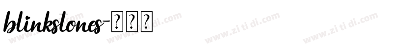 blinkstones字体转换