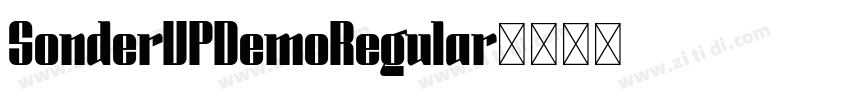 SonderVPDemoRegular字体转换