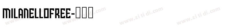 MilanelloFree字体转换