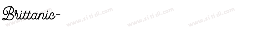 Brittanic字体转换