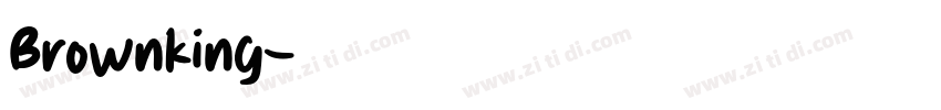 Brownking字体转换