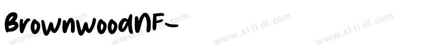 BrownwoodNF字体转换