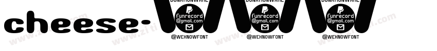 cheese字体转换
