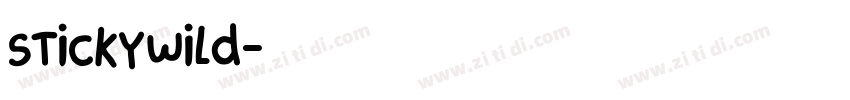Stickywild字体转换
