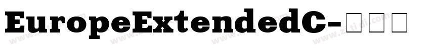 EuropeExtendedC字体转换