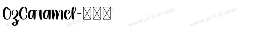 OzCaramel字体转换