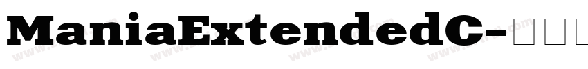 ManiaExtendedC字体转换