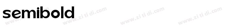 semibold字体转换