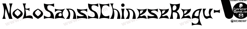 NotoSansSChineseRegu字体转换