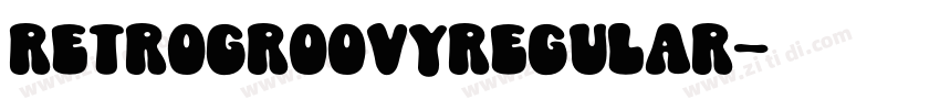 RetroGroovyRegular字体转换